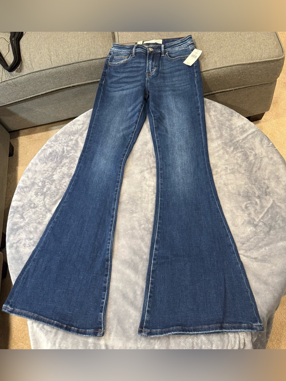 Bridge by Gly Dark Blue Women's Flare Jeans - mid-rise (Hudson style) - NWT!